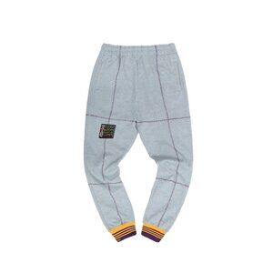 AACA Joggers w/ Color Contrast Stitch 90s Hip Hop Sweatpants Multicolor